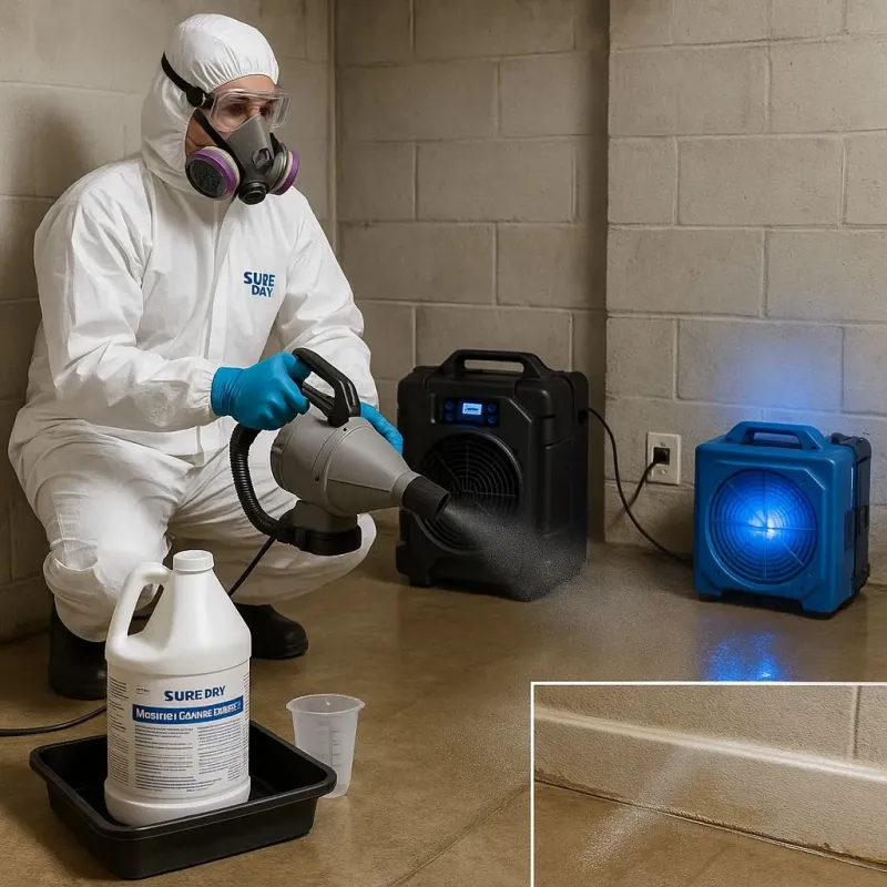 Sanitization and Odor Removal process in Taft Mosswood, CA